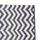 Dywan bawełniany, tkany, kolor kremowo-niebieski, 120x180 cm