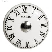 Gałka porcelanowa CARINE w kształcie zegara