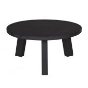 Stolik okrągły RHONDA 50 cm, czarny