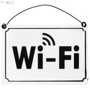 Tabliczka metalowa  Wi-Fi