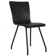 Krzesło FLORES, czarne