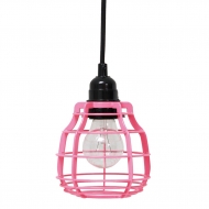 Lampa LAB, różowa