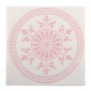Serwetki papierowe CIRCLE, wzór różowy, opk. 20 szt.